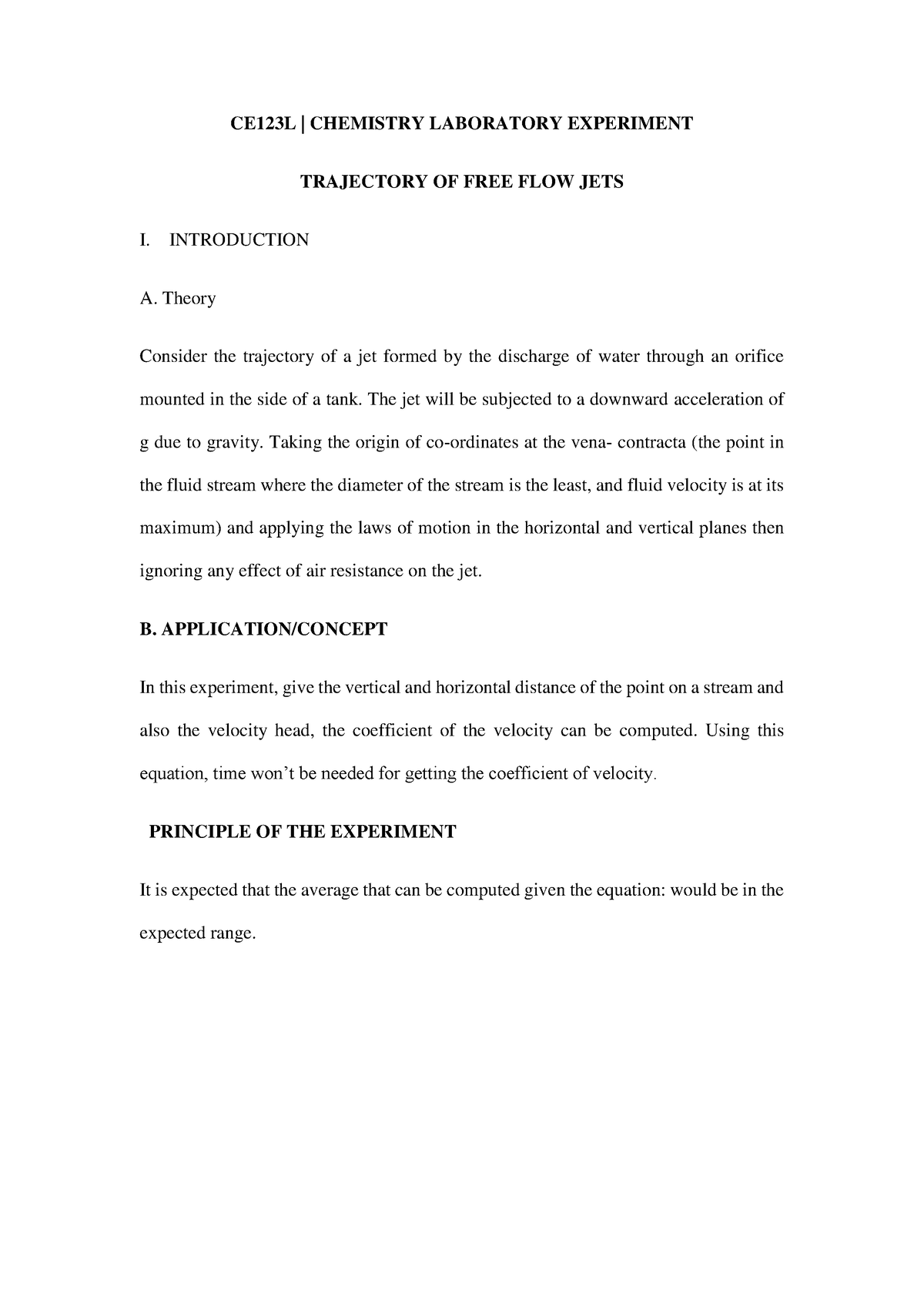 trajectory-of-free-flow-jets-ce123l-chemistry-laboratory-experiment