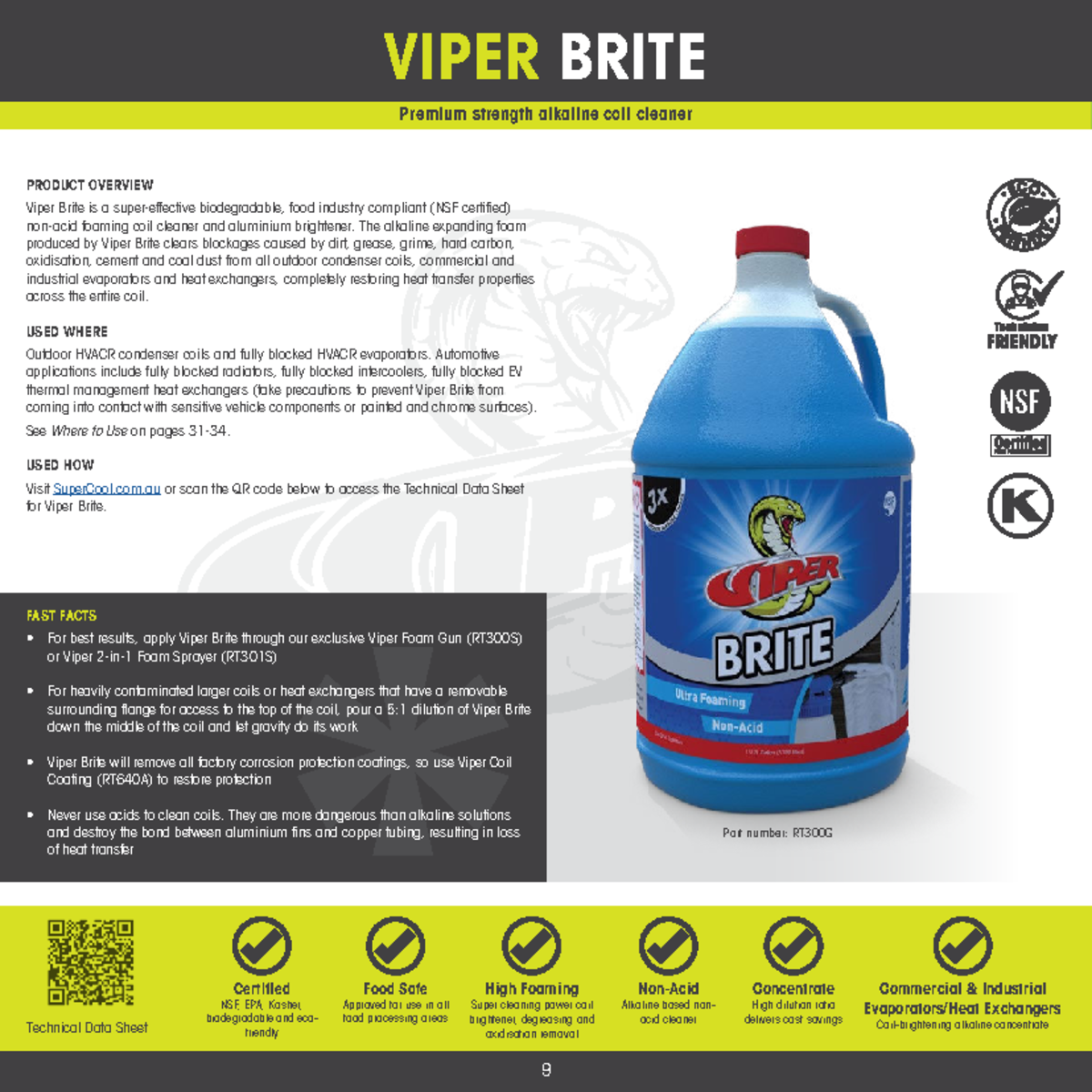 Viper Catalogue 2020 Rev1 VIPER BRITE Premium strength alkaline coil