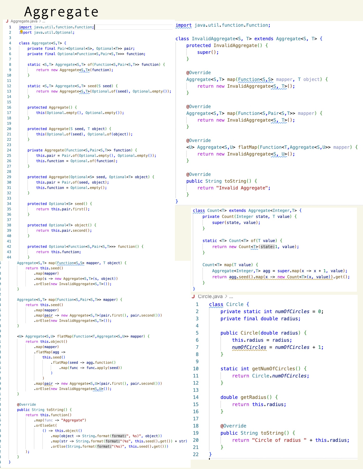 cheatsheet Pract - CS2030 - Aggregate UG Lab Lab Ex - Studocu