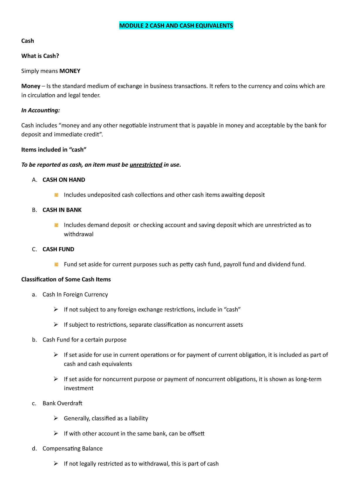 module-2-cash-and-cash-equivalents-module-2-cash-and-cash-equivalents