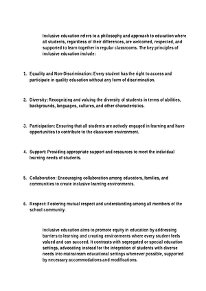 Teaching inclusive pupils involves adopting strategies and approaches ...