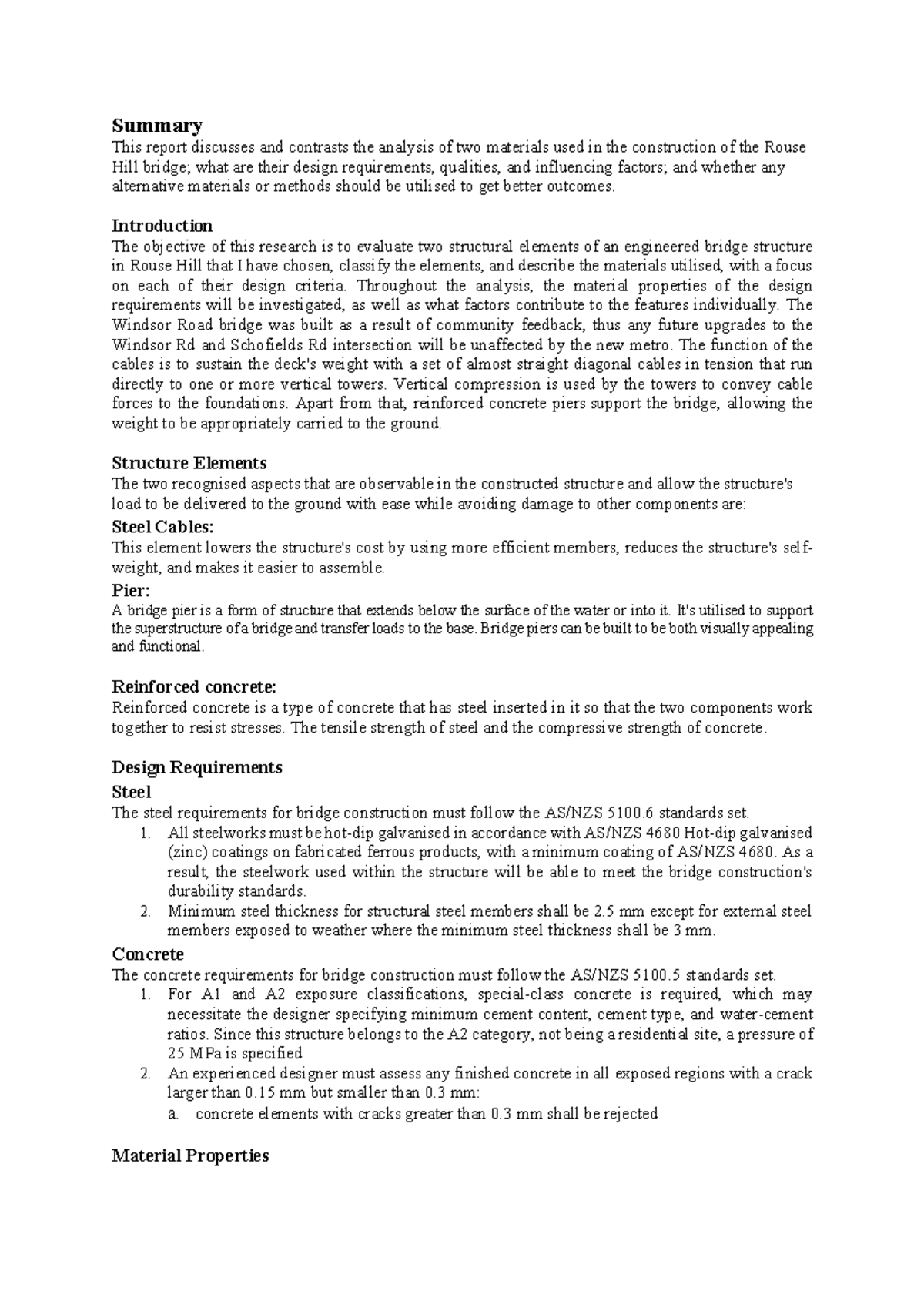 Field Activity Report - Summary This report discusses and contrasts the ...