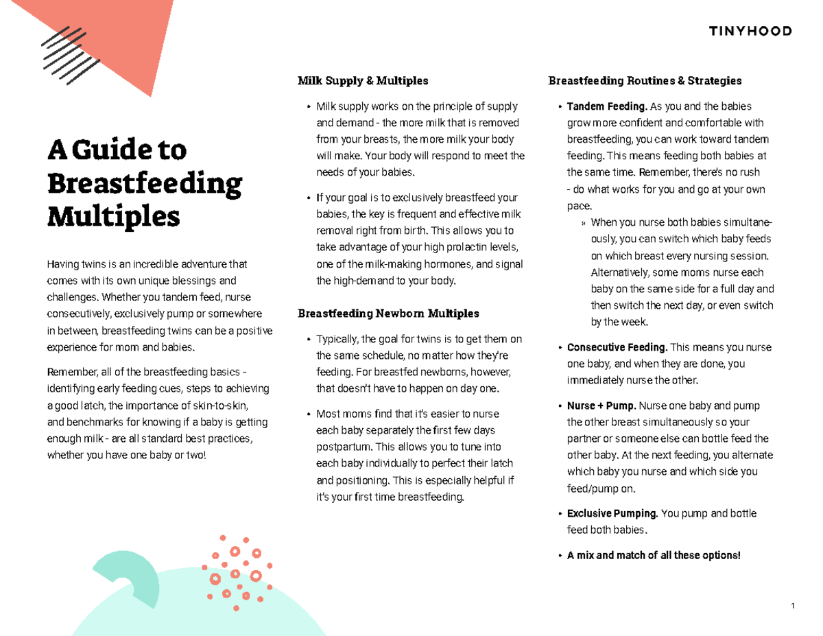 Breastfeedingmultiples 20230408 01 15 46 1 A Guide to