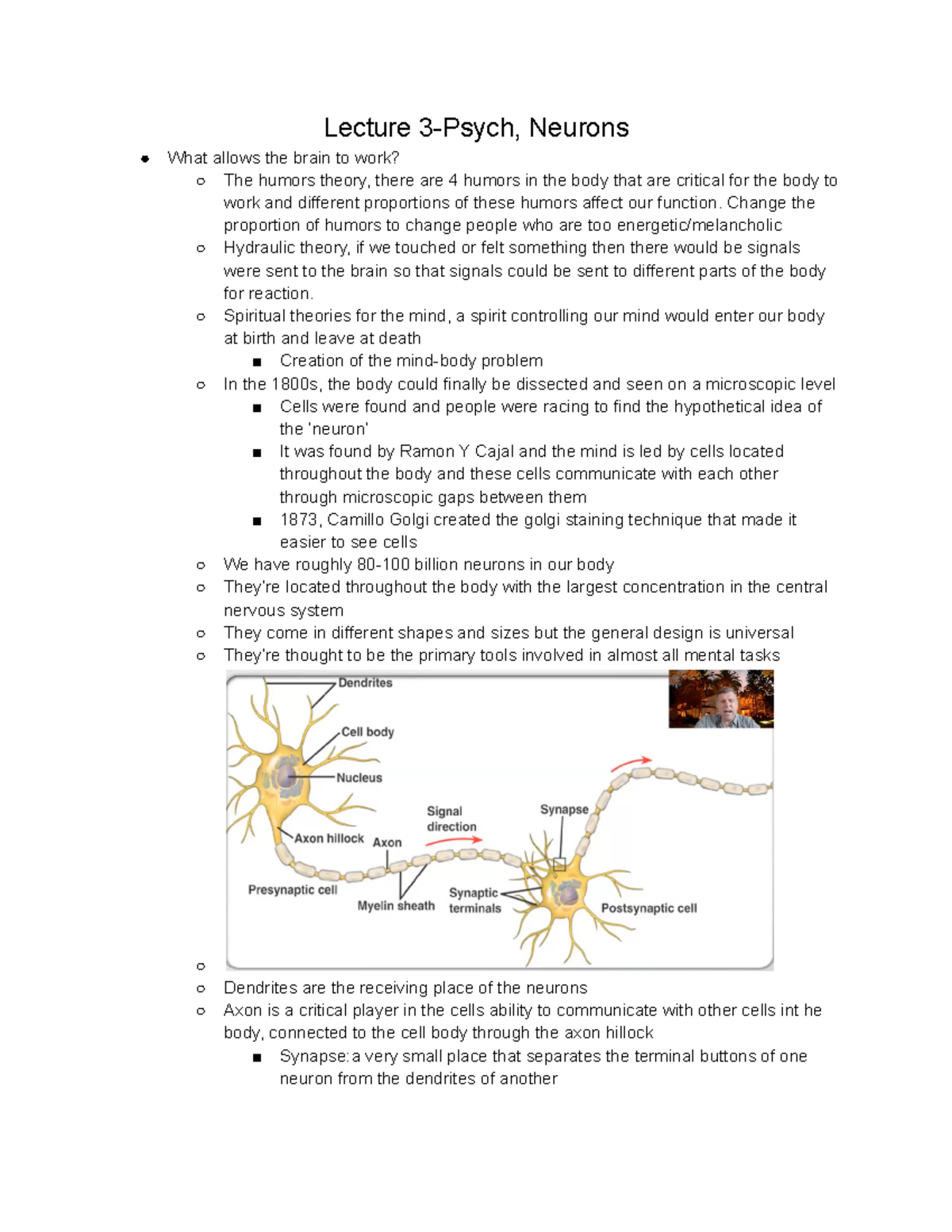 Psych 1 - Lecture 3 Notes - PSYCH 1 - UCB - Studocu