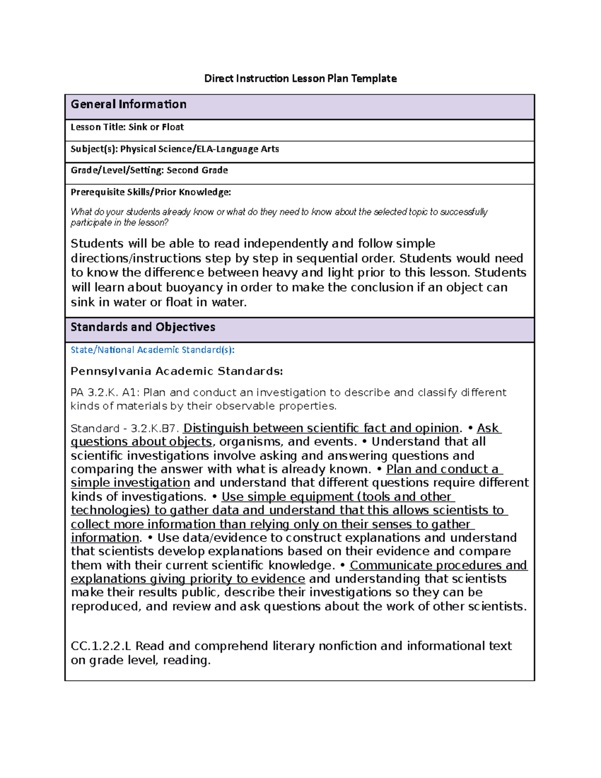 D091 Task 2 REV - Introduction To Curriculum, Instruction, And ...