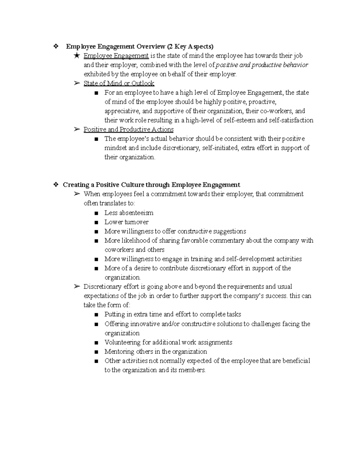 Study Guide - Chapter 9 - Management Textbook Notes - Employee ...
