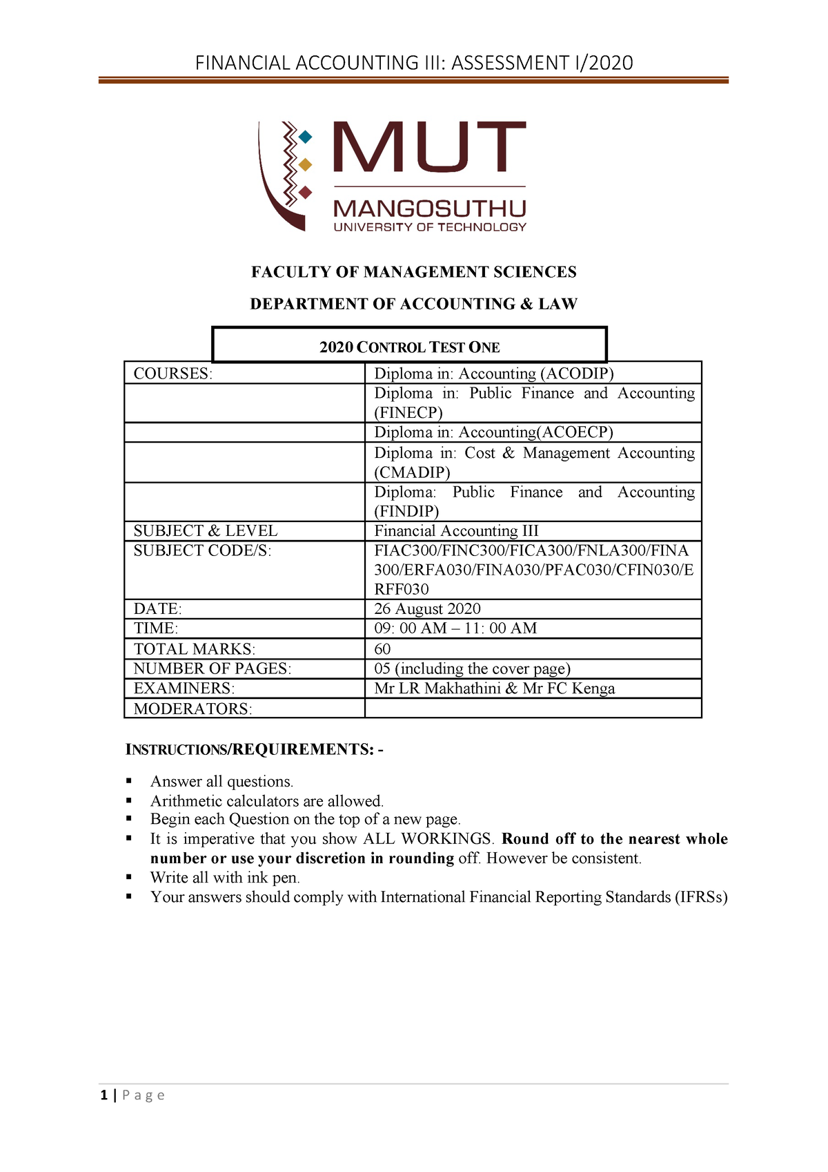 Null 13 notes for studying FACULTY OF MANAGEMENT SCIENCES