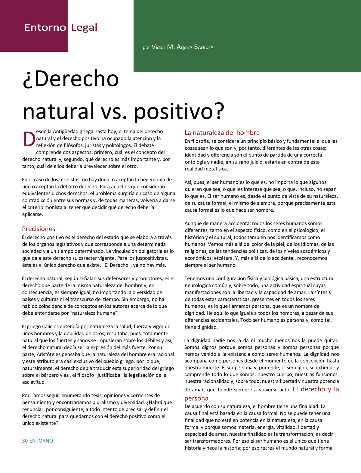 Derecho Natural Vs Derecho Positivo - ¿Derecho Natural Vs. Positivo ...