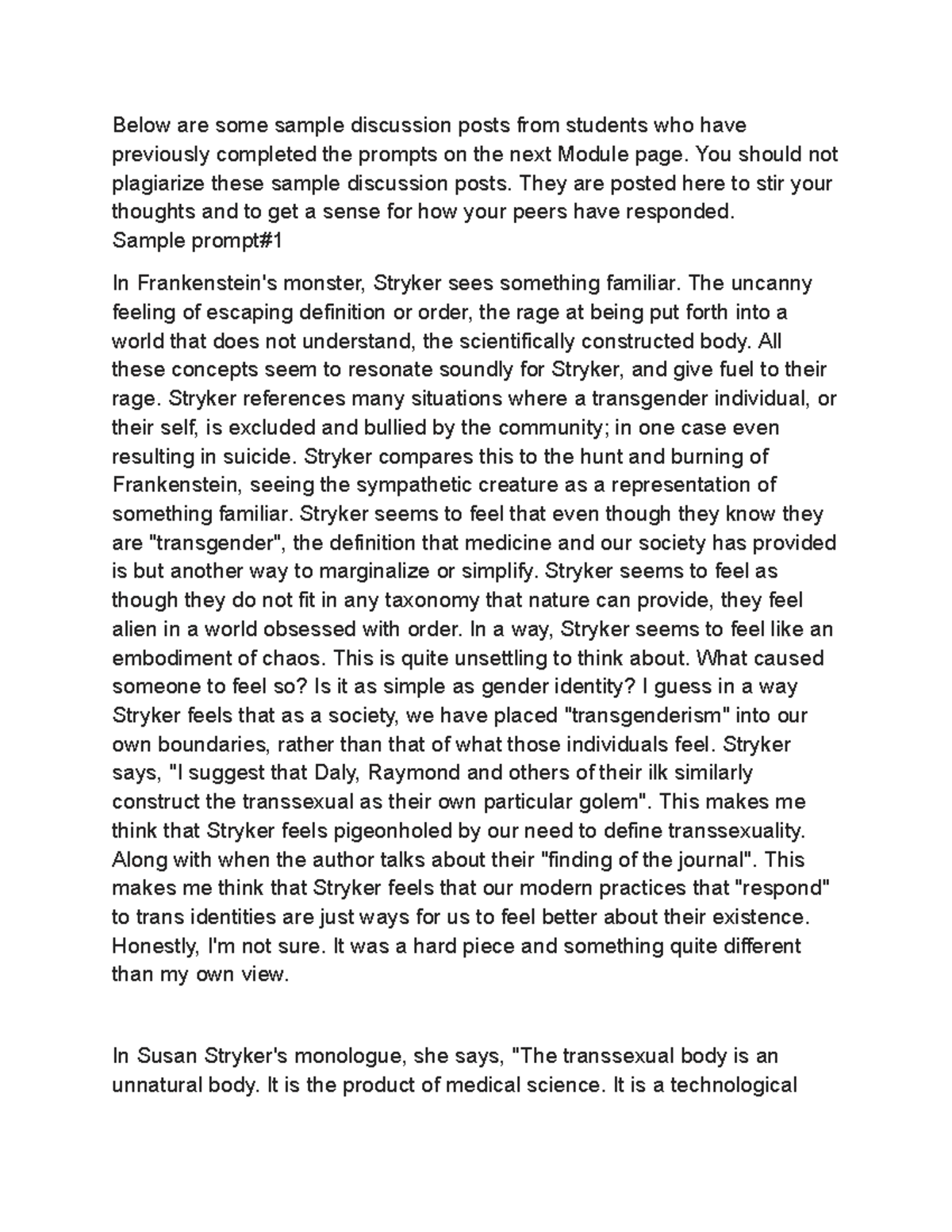 Week 4 Tuesday Preparing for Discussion - Google Docs - Below are some ...