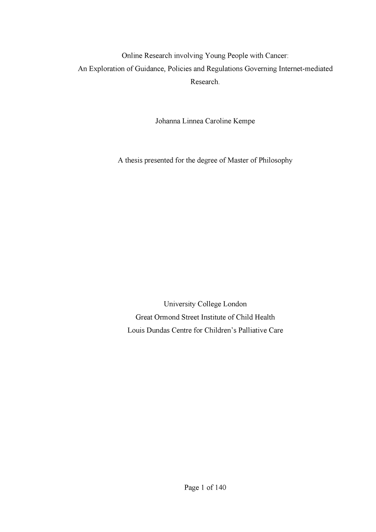 mphil thesis online