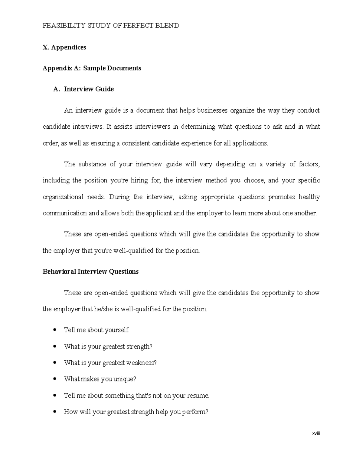 Appendices as of May 18 - Lectures and Notes for feasibilitty study - X ...