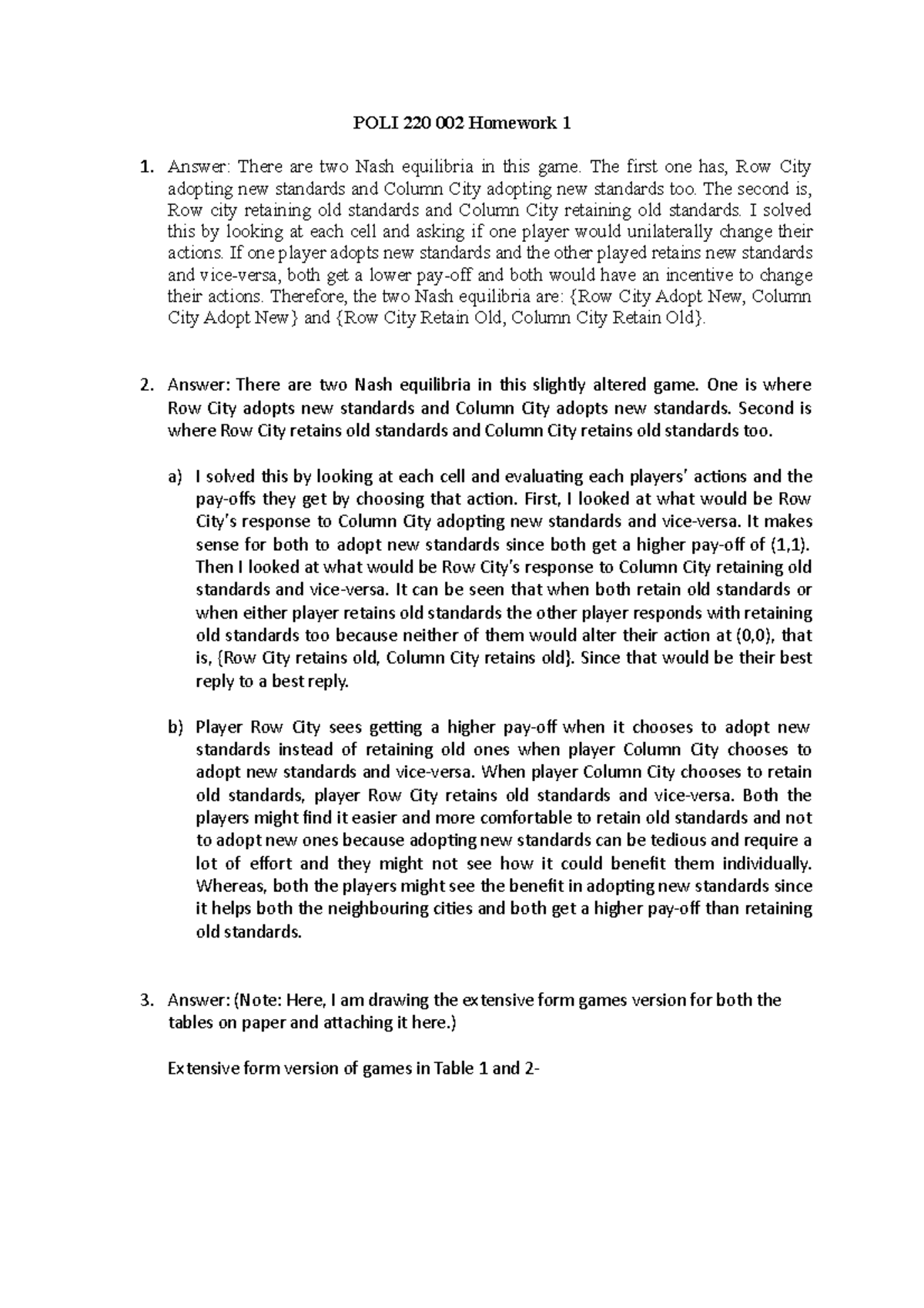 POLI 220 HW 1 - POLI 220 assignment 1 solutions - POLI 220 002 Homework ...
