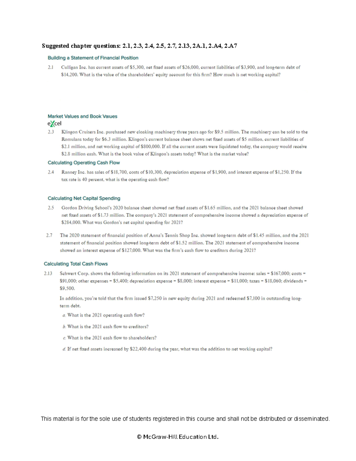 Ch2 suggested qs - STRAT FOR SCIENCE - Statistical Sciences 2244A/B ...