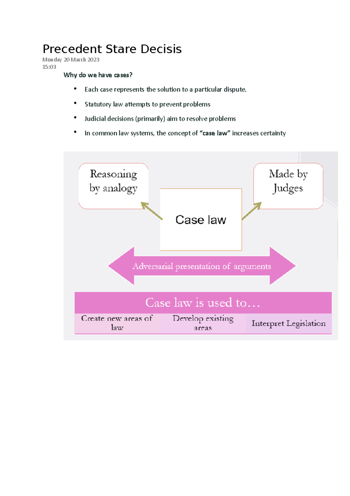 Precedent Stare Decisis Precedent Stare Decisis Monday 20 March 2023