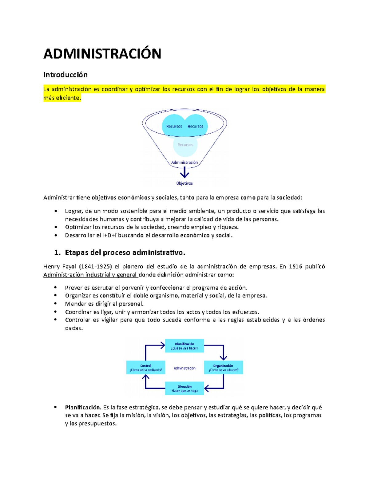 Módulo 3. Administración - ADMINISTRACIÓN Introducción La ...