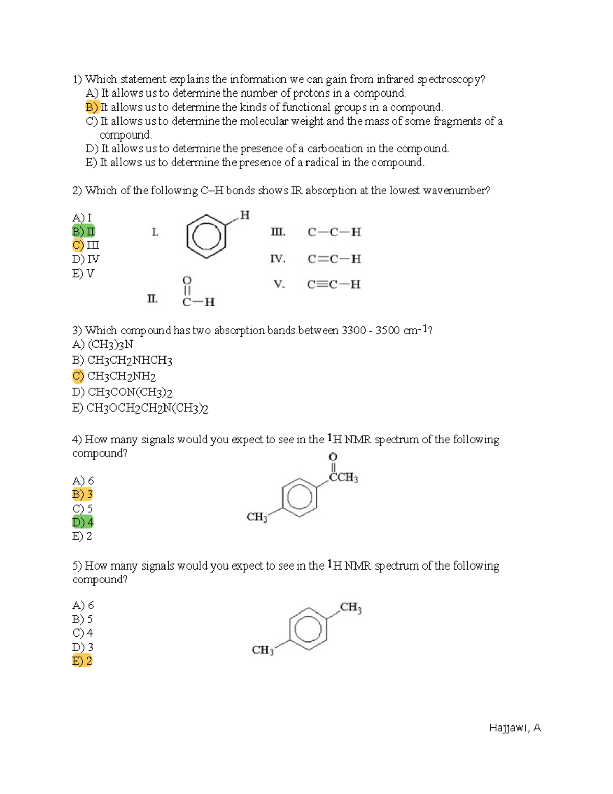 Ch 12-13 HW - 2022 - Hajjawi, A Which statement explains the ...