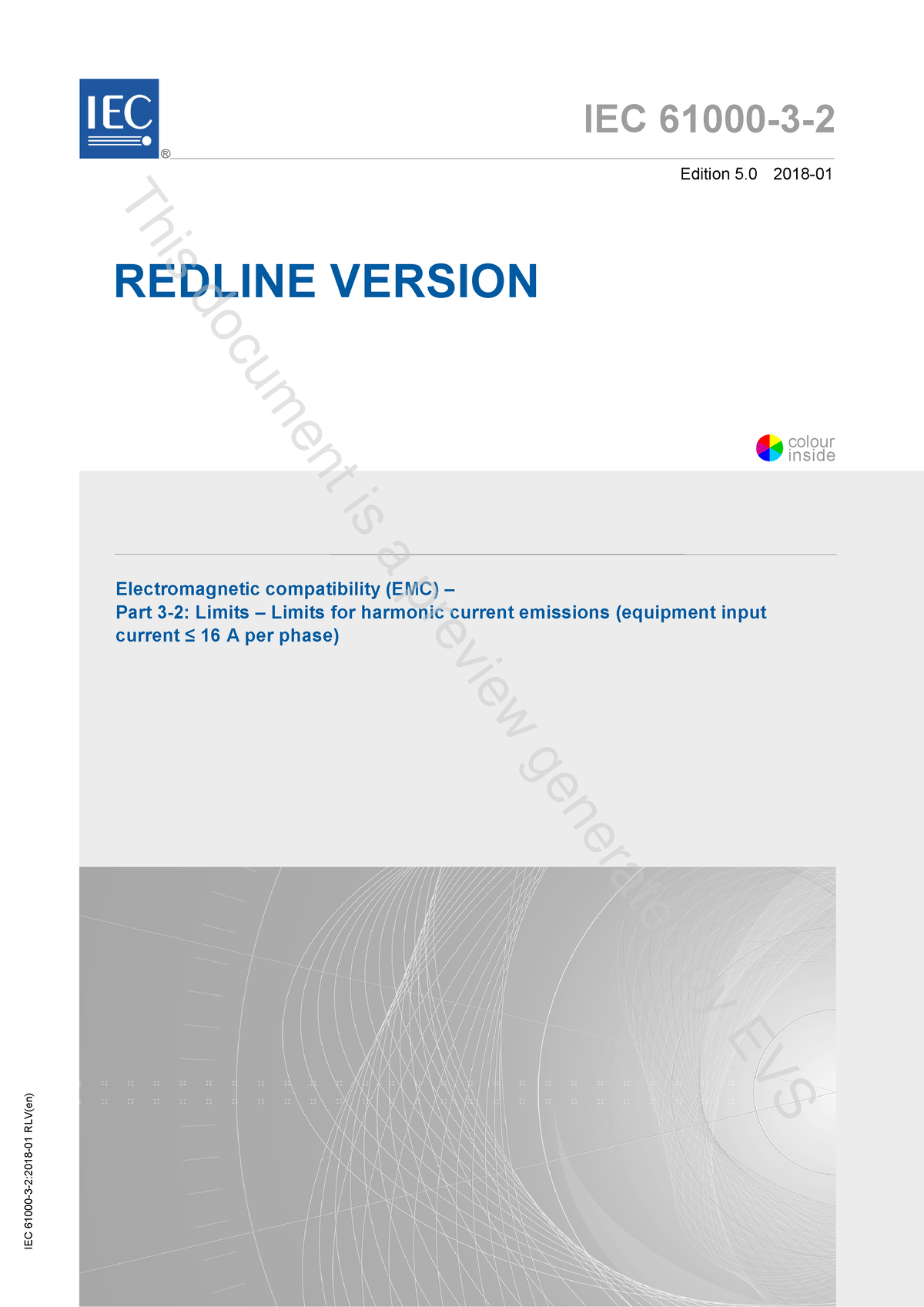 IEC 61000 3 2 2018 RLV En Preview - IEC 61000-3- Edition 5 2018 ...