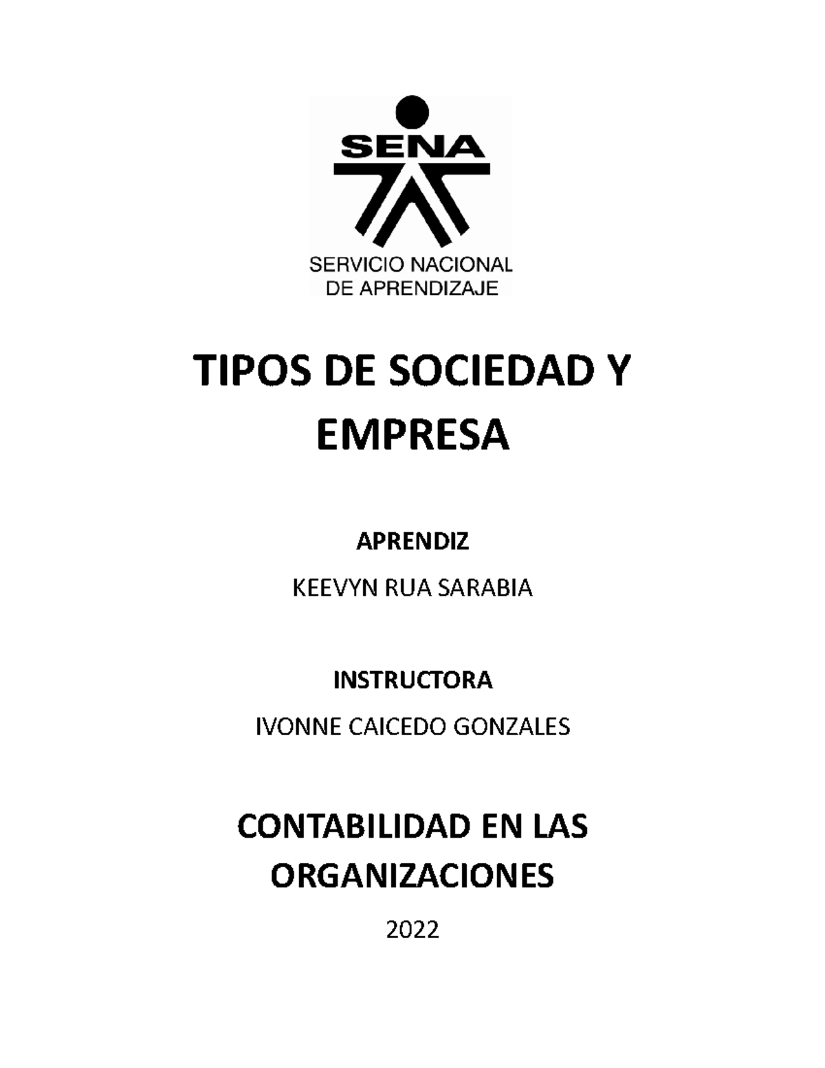 Tipos DE Sociedades Y Empresas - TIPOS DE SOCIEDAD Y EMPRESA APRENDIZ ...