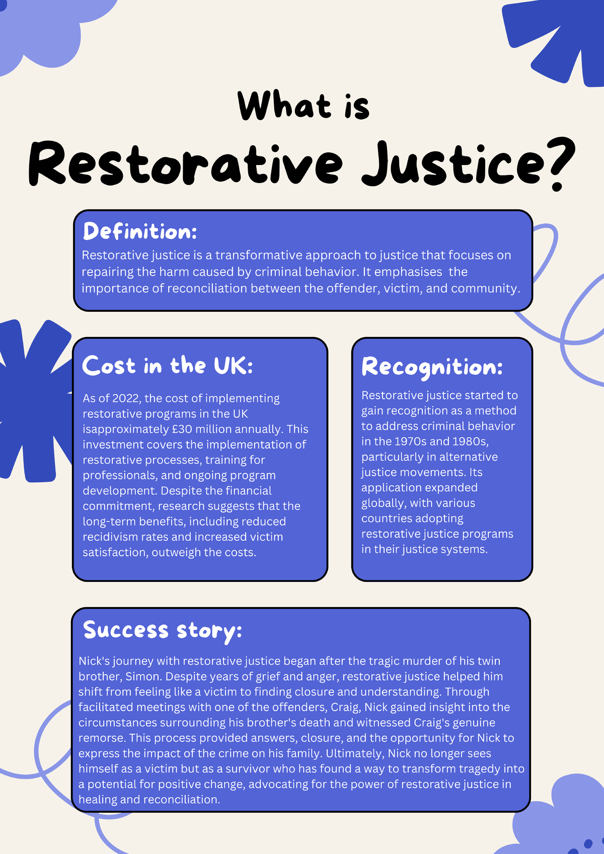 Restorative Justice - Studocu