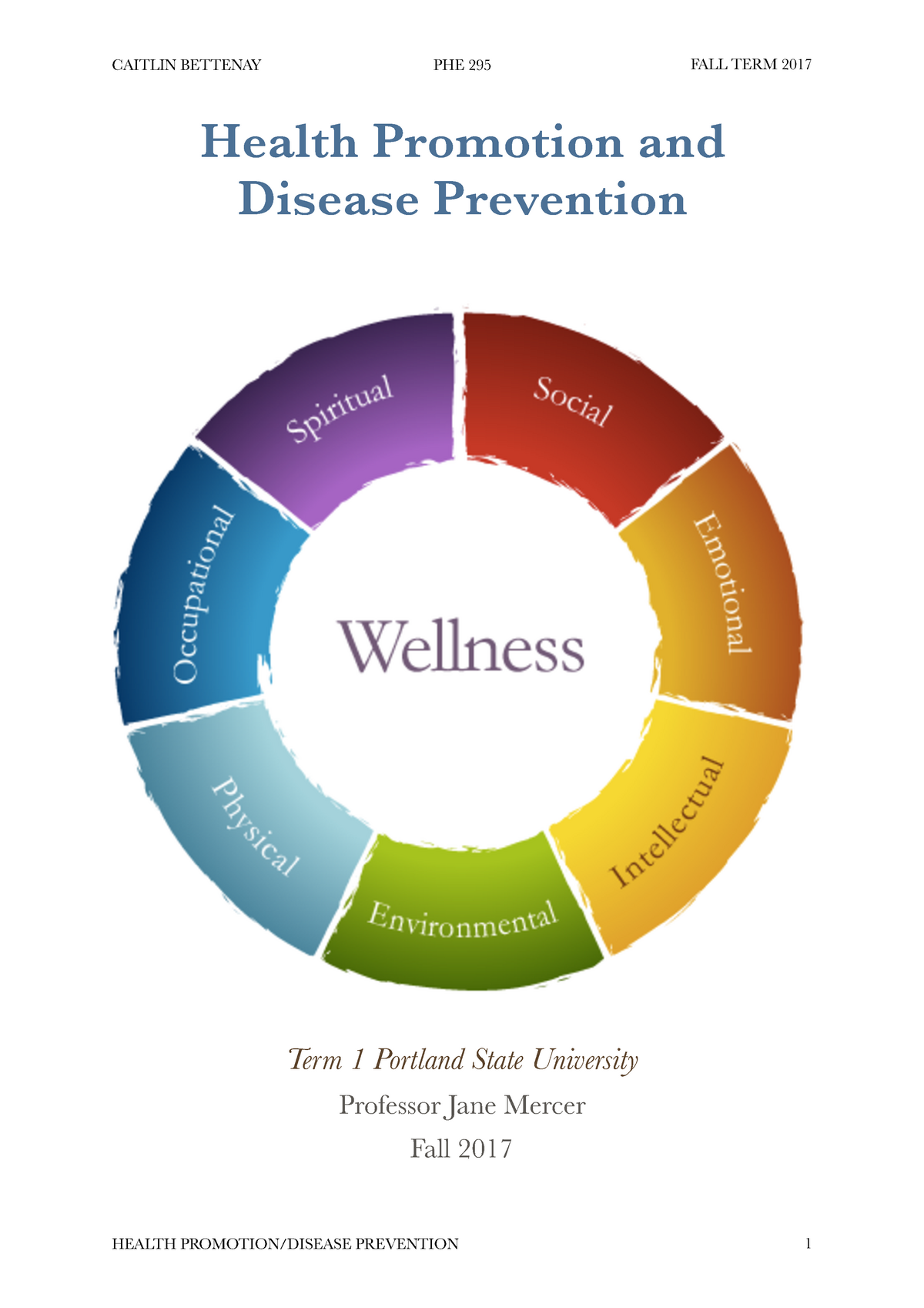 What Is Health Promotion And Disease Prevention Health Checklist