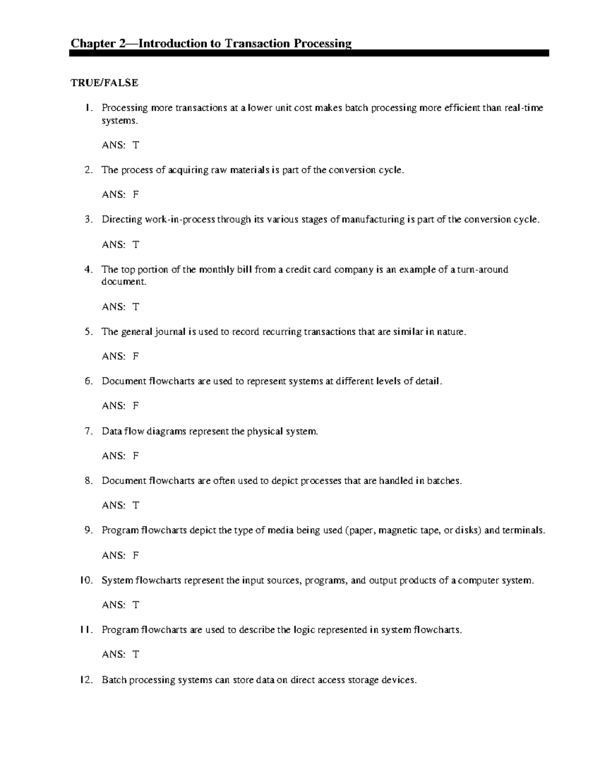Chapter 2 - It relates to Accounting Information System. - Chapter 2 ...