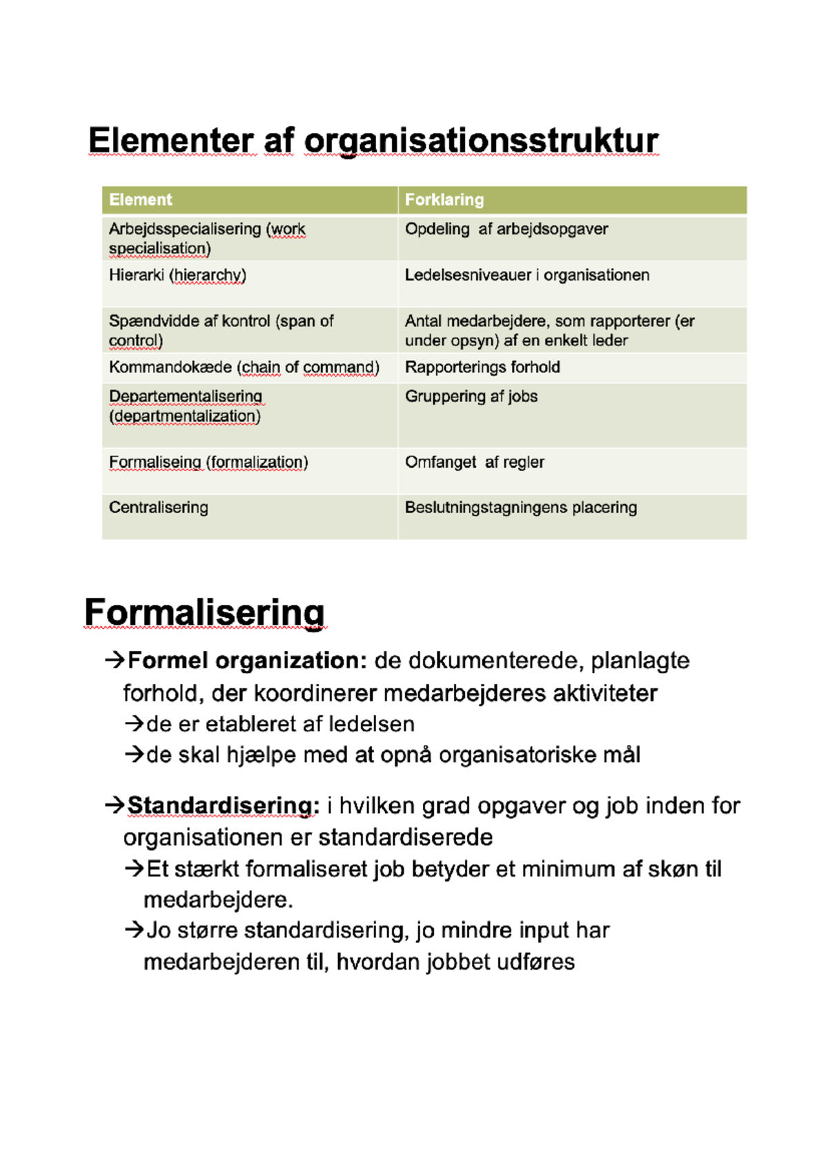 Organisation Med Videnskabsteori Struktur - Studocu