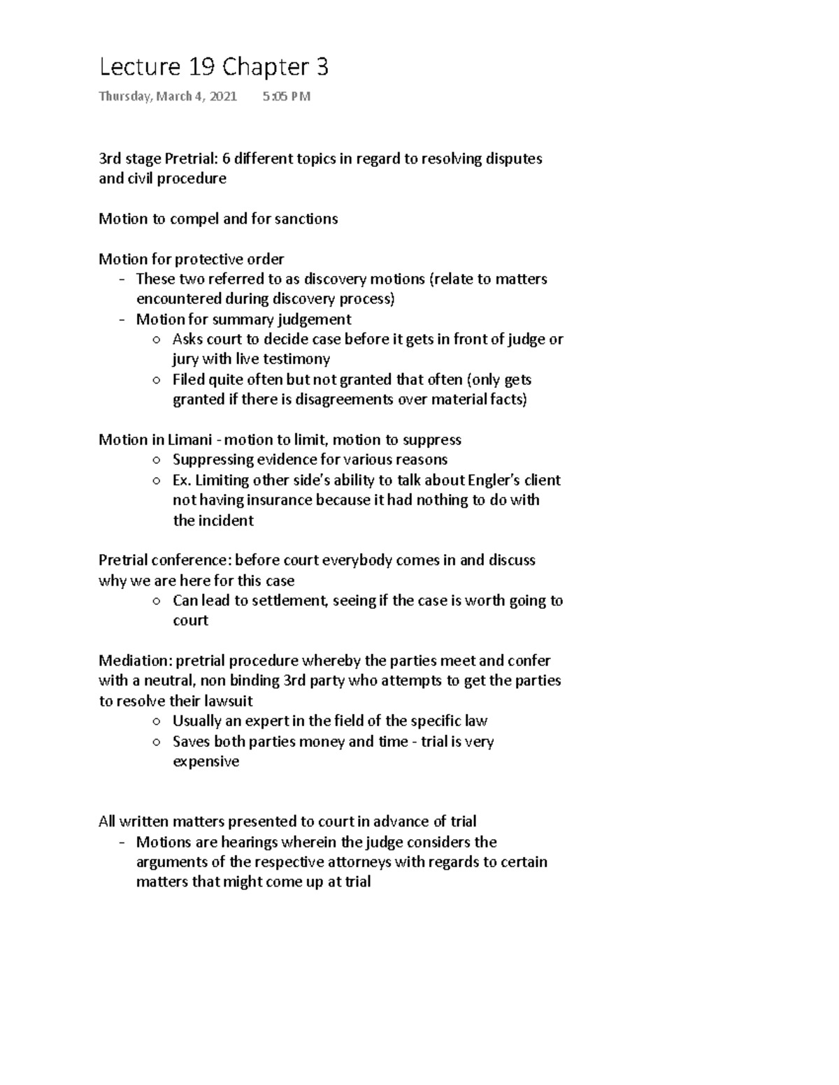 Document 18 - Notes on 18 - ϯƌĚ ƐƚĂŐĞ WƌĞƚƌŝĂů͗ ς ĚŝĨĨĞƌĞŶƚ ƚŽƉŝĐƐ ŝŶ ...