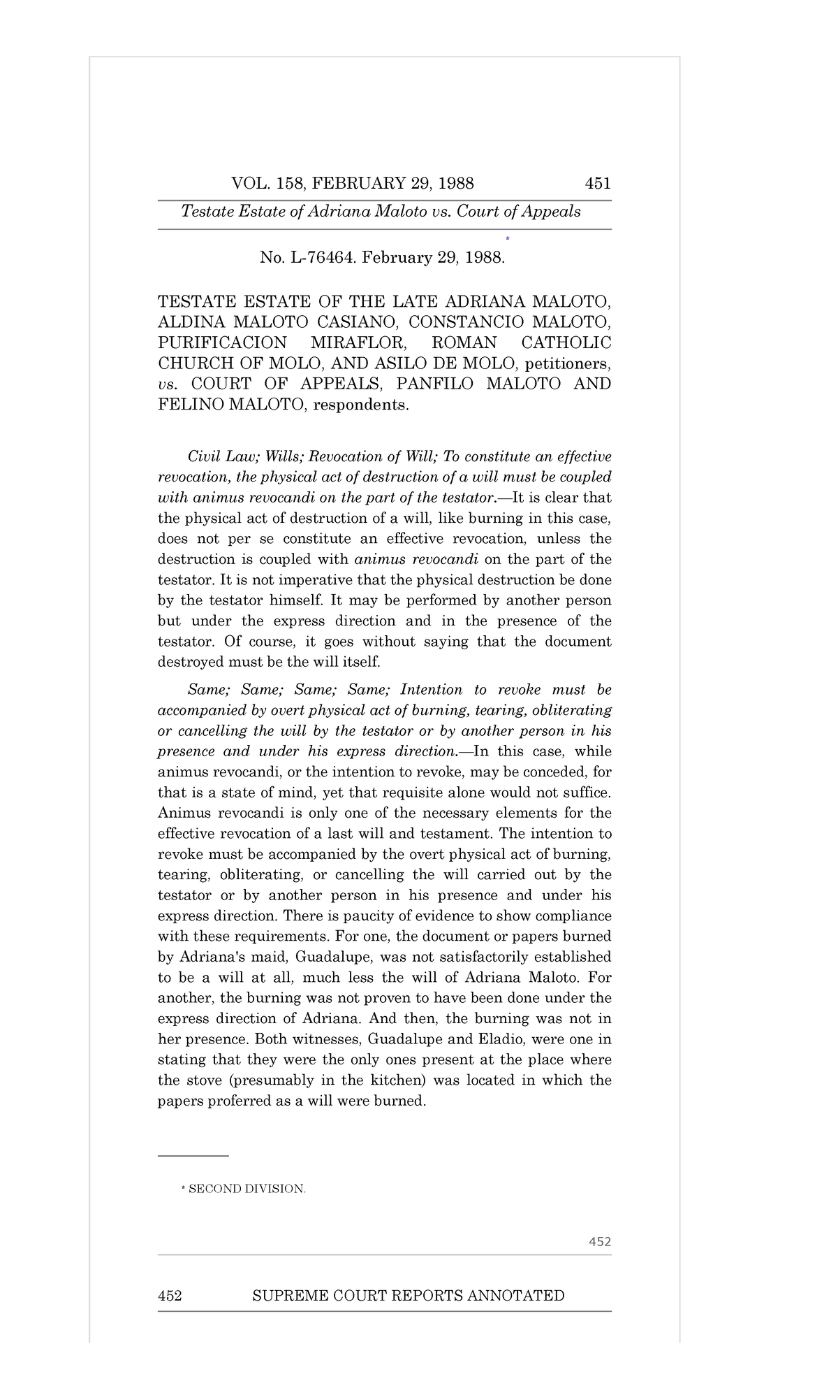 29-testate-estate-of-adriana-maloto-vs-court-of-appeals-vol-158