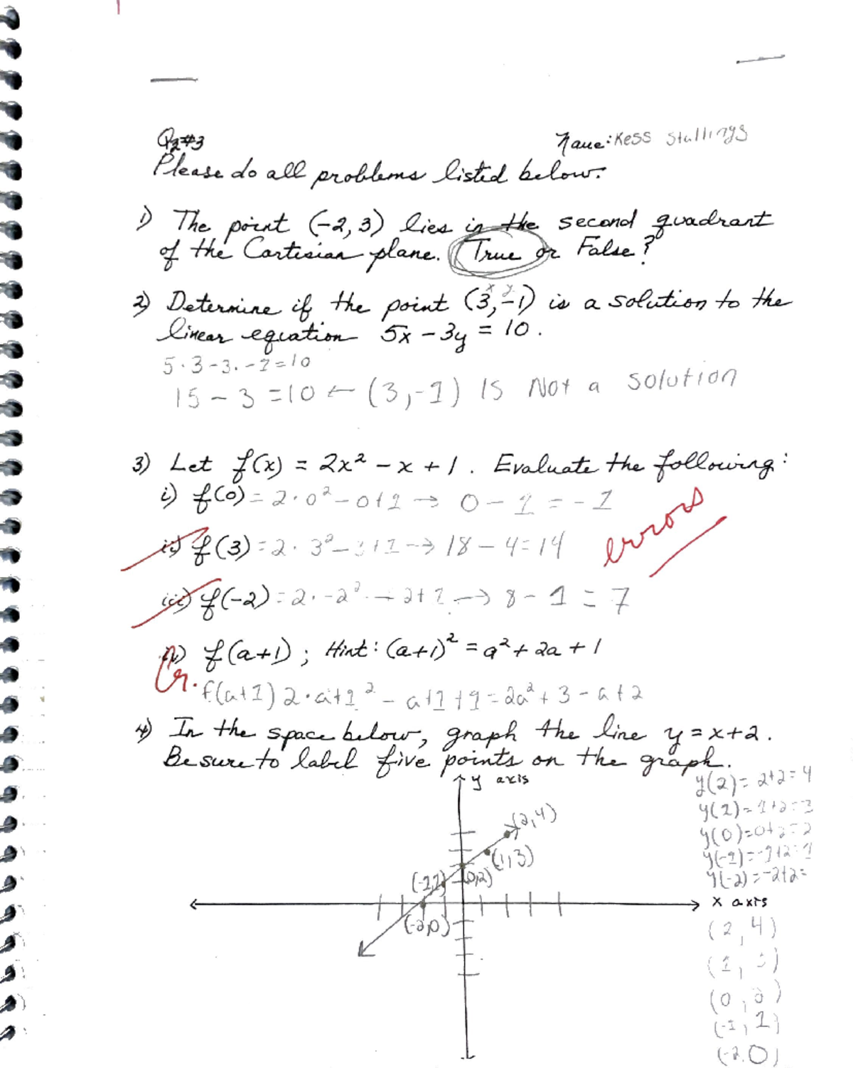 math m coursework