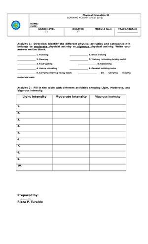 PE11-Q3-M4-Engages-in-MVPA-A-Healthy-Lifestyle - Physical Education 11 ...