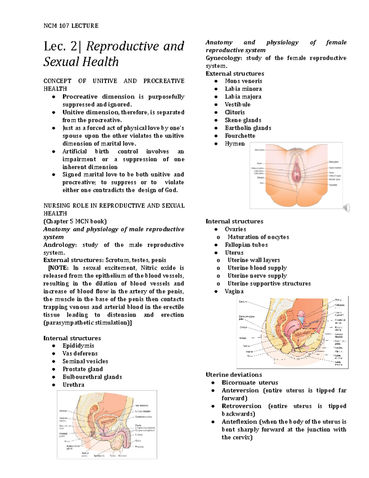 Reproductive AND Sexual Health - Lec. 2| Reproductive and Sexual Health ...