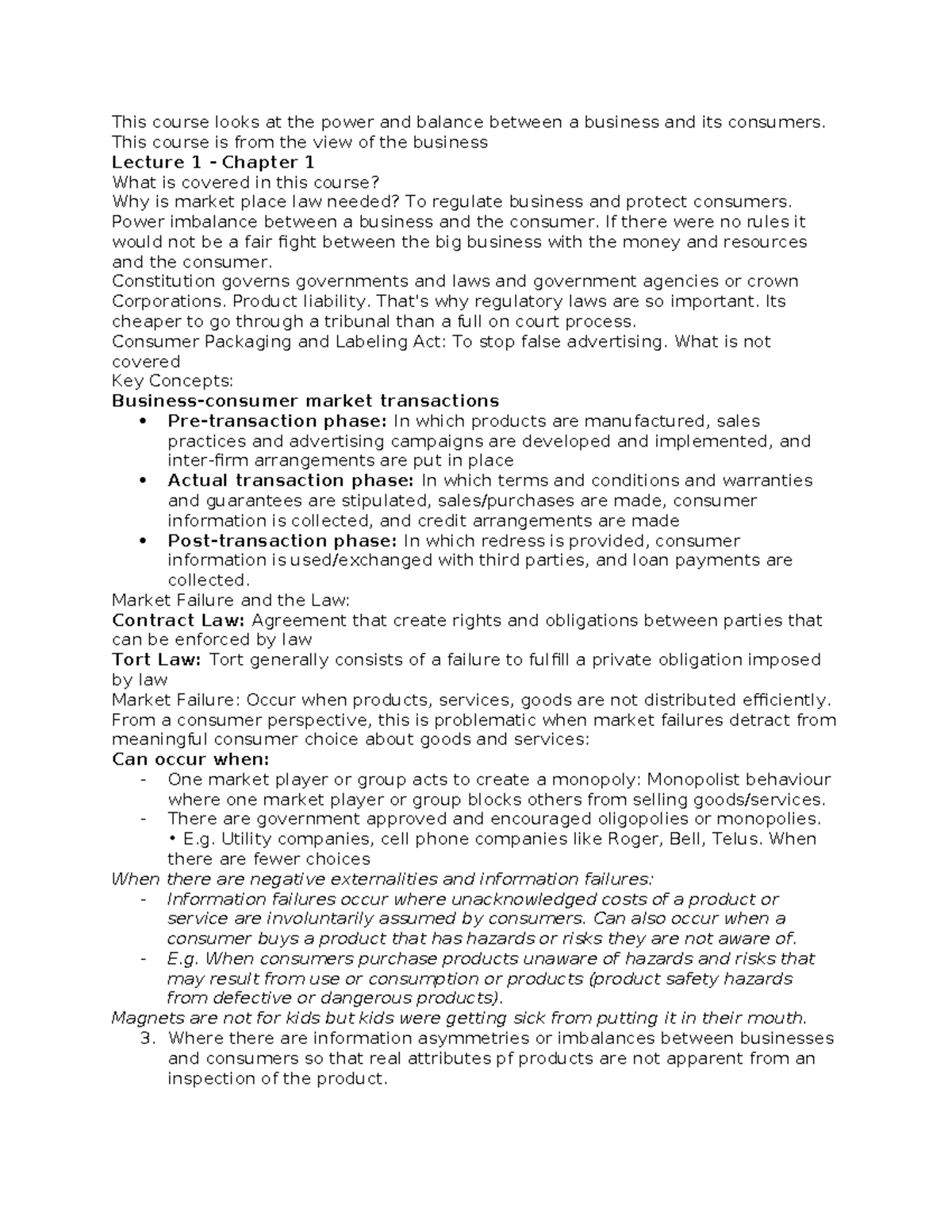 LAW Midterm notes 1 - This course looks at the power and balance ...