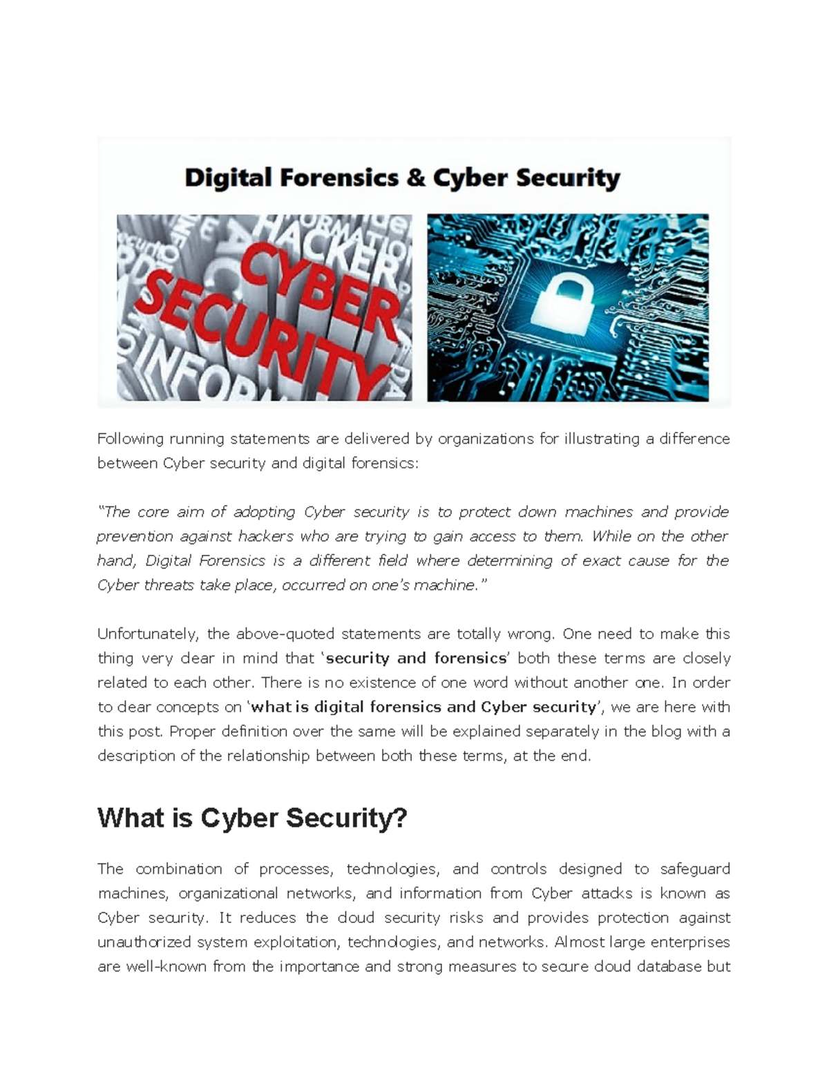 Computer Forensics Boot Camp Following running statements are delivered by organizations for
