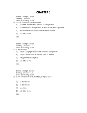 Exercise Chapter 1 Day1 - Chapter 1. Defining And Collecting Data 1 ...