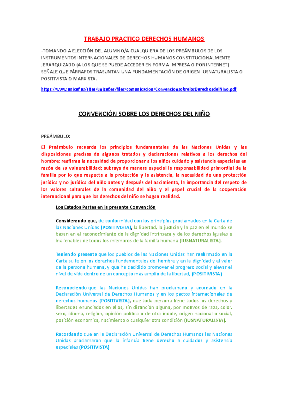 Trabajo Practico 1 Derechos Humanos 047 Unmdp Studocu