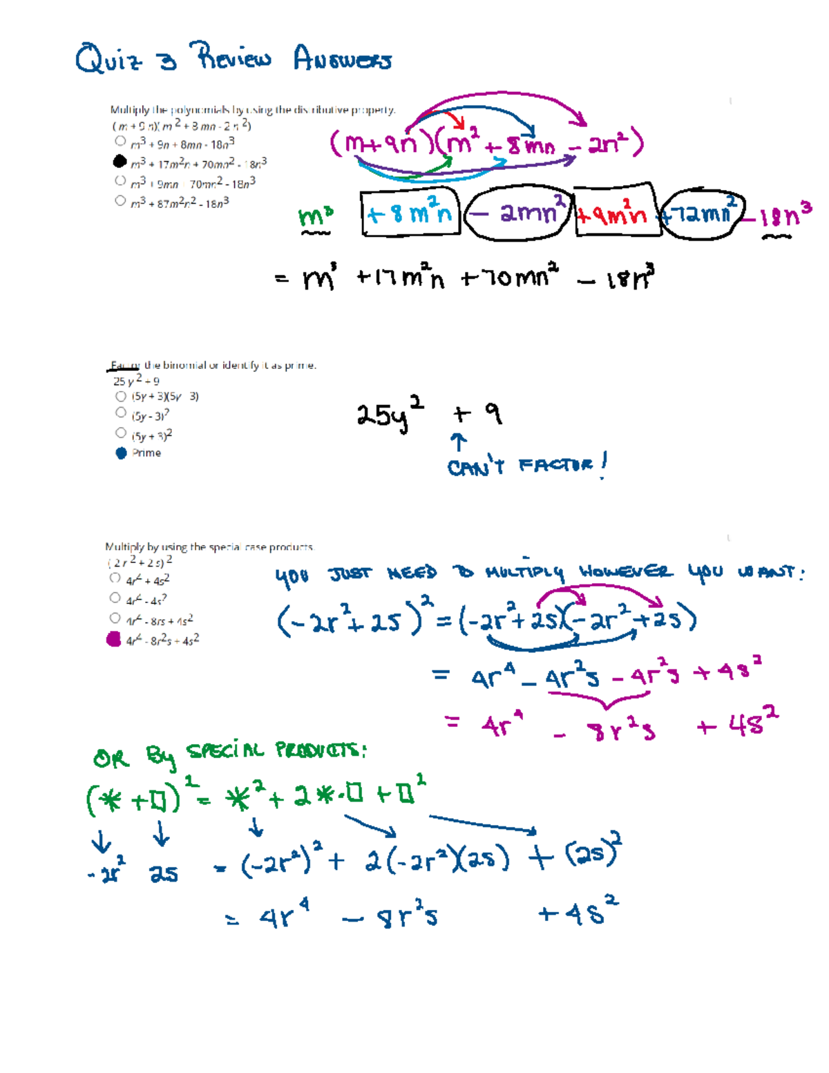 MAT 1033 Review Quiz 3 Answers - MAT1033 - Studocu