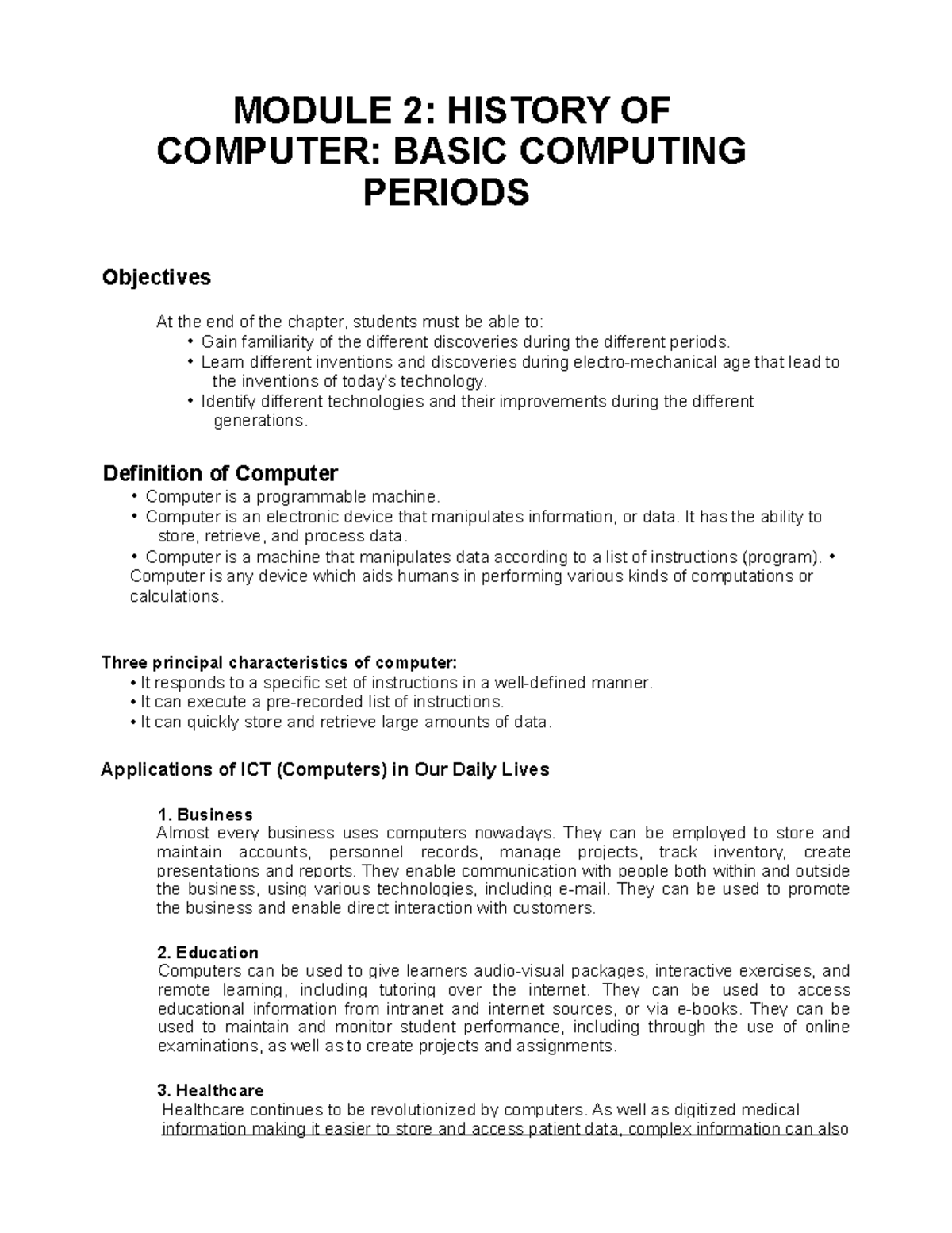 History OF Computer - notes from living in the IT era - MODULE 2 ...