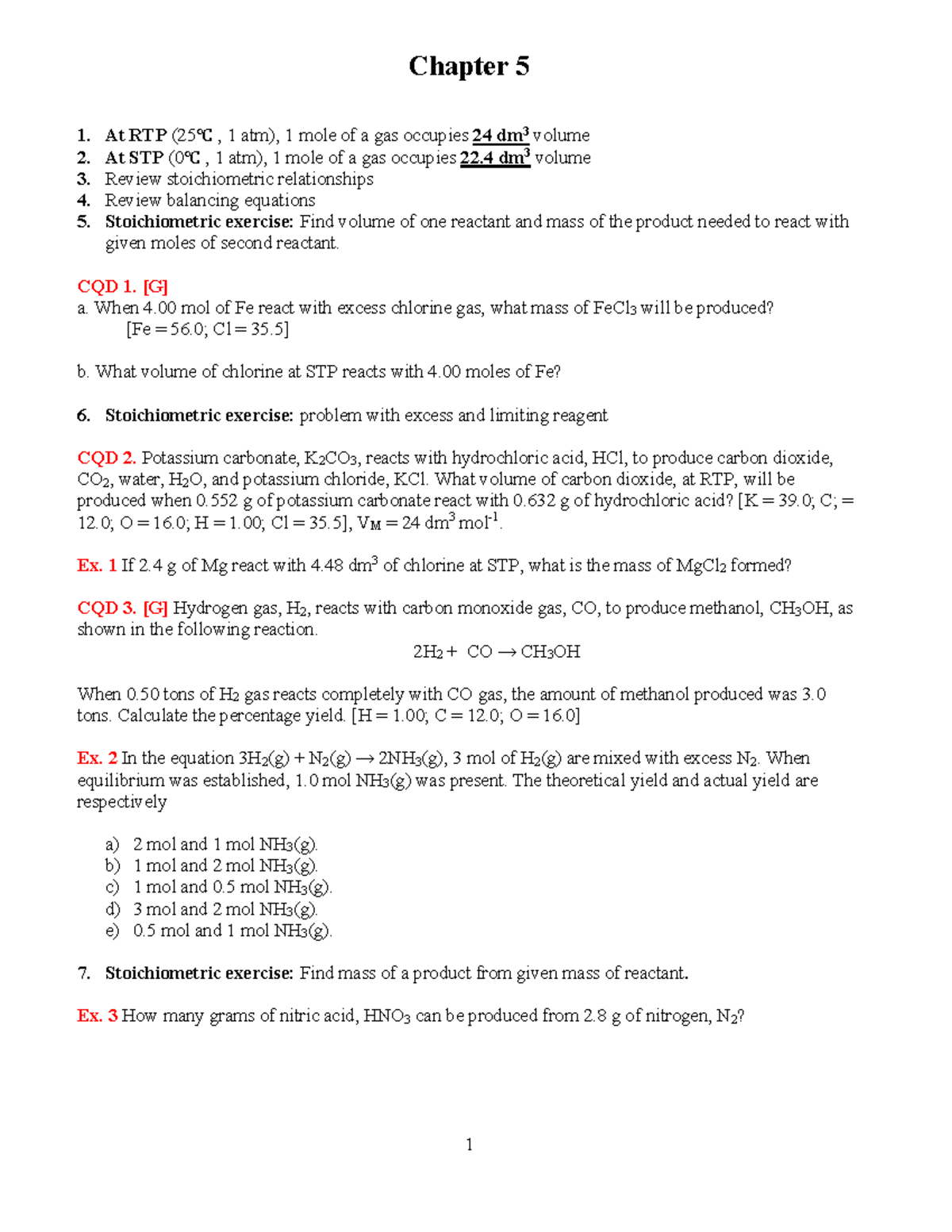 2324 Level M (Gr11 UAE-Gulf) Chemistry Chapter 5 Notes - Chapter 5 At ...