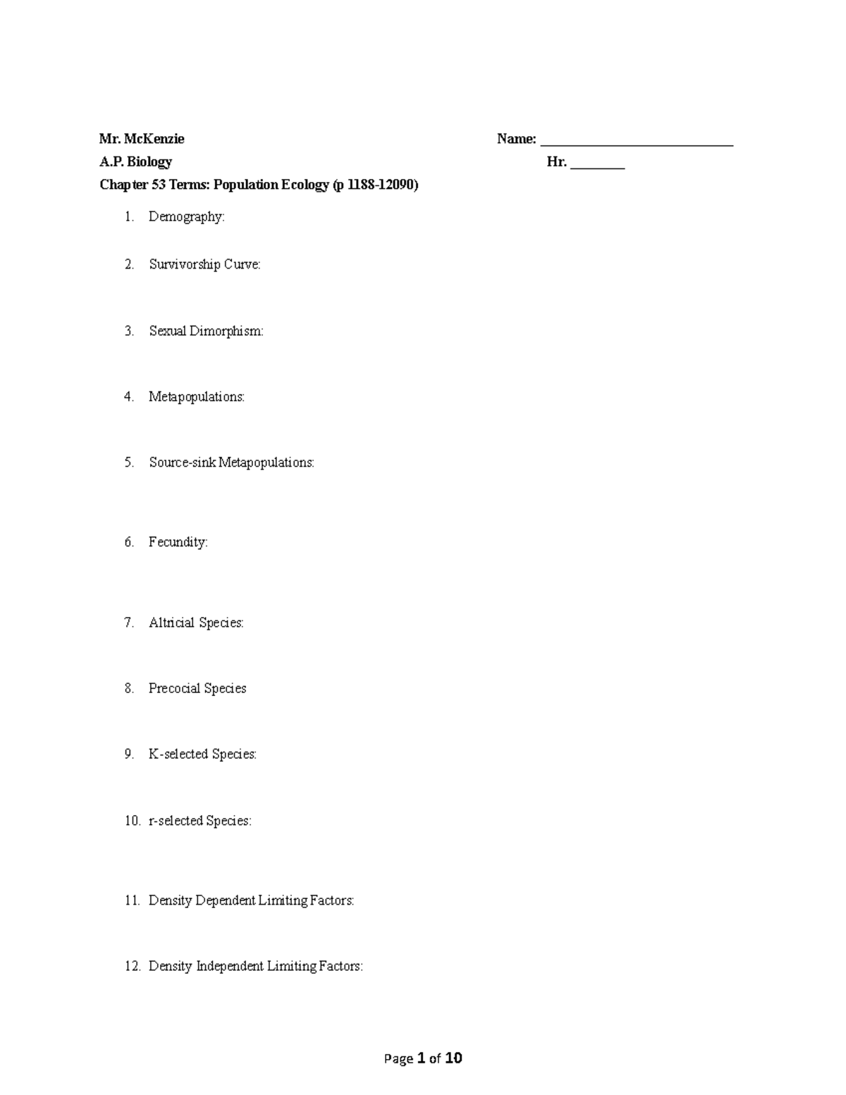 ecology-review-questions-mr-mckenziea-biology-name