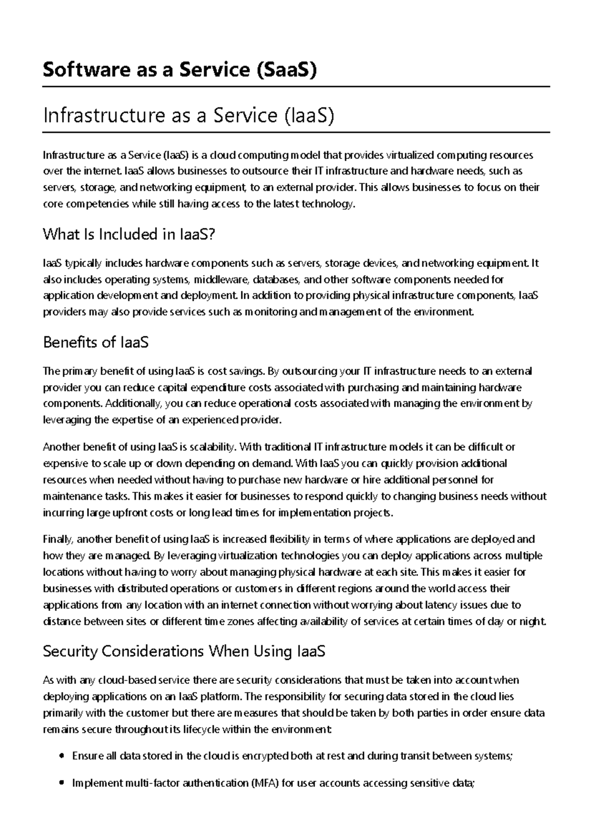 Software as a Service SaaS in computer network concepts - Software as a ...