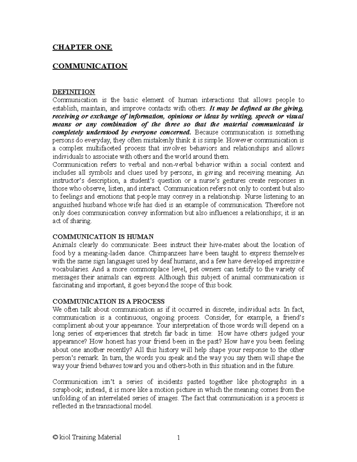 communication-skills-manual-chapter-one-communication-definition