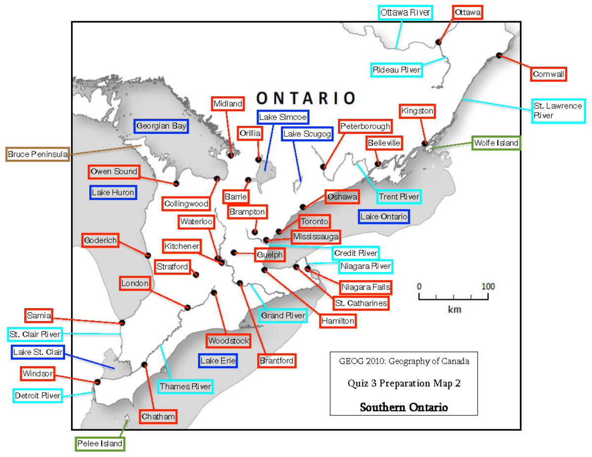 Geography Of Canada Quiz