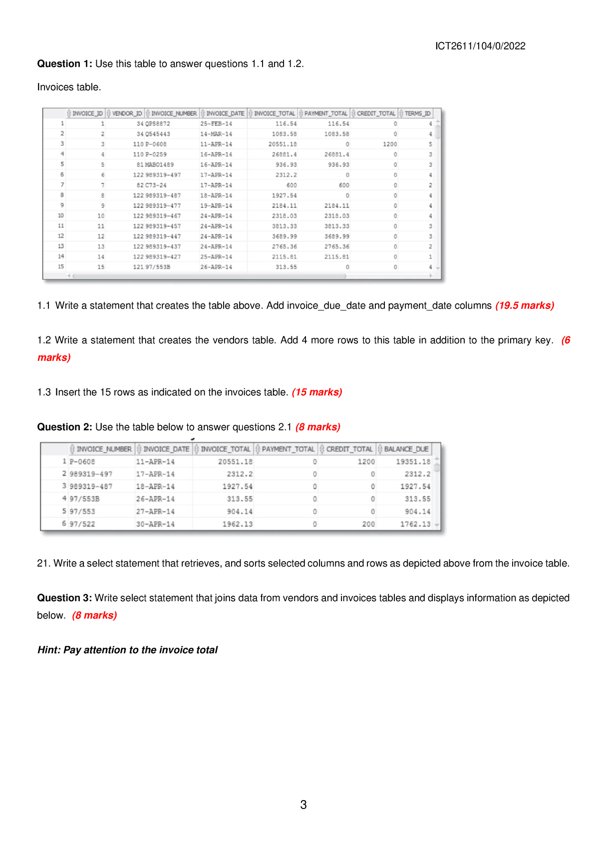 assignment grid 2022