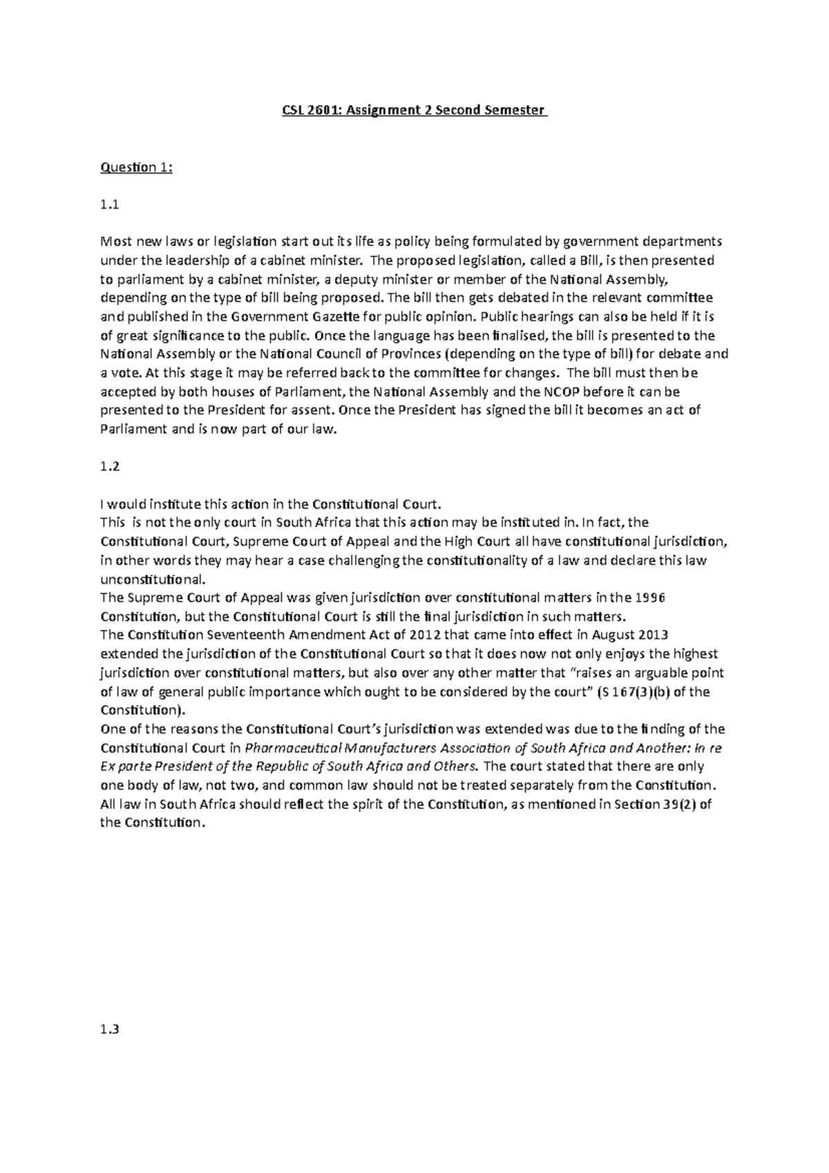 CSL 2601 Assignment 2 CSL 2601 Assignment 2 Second Semester Question