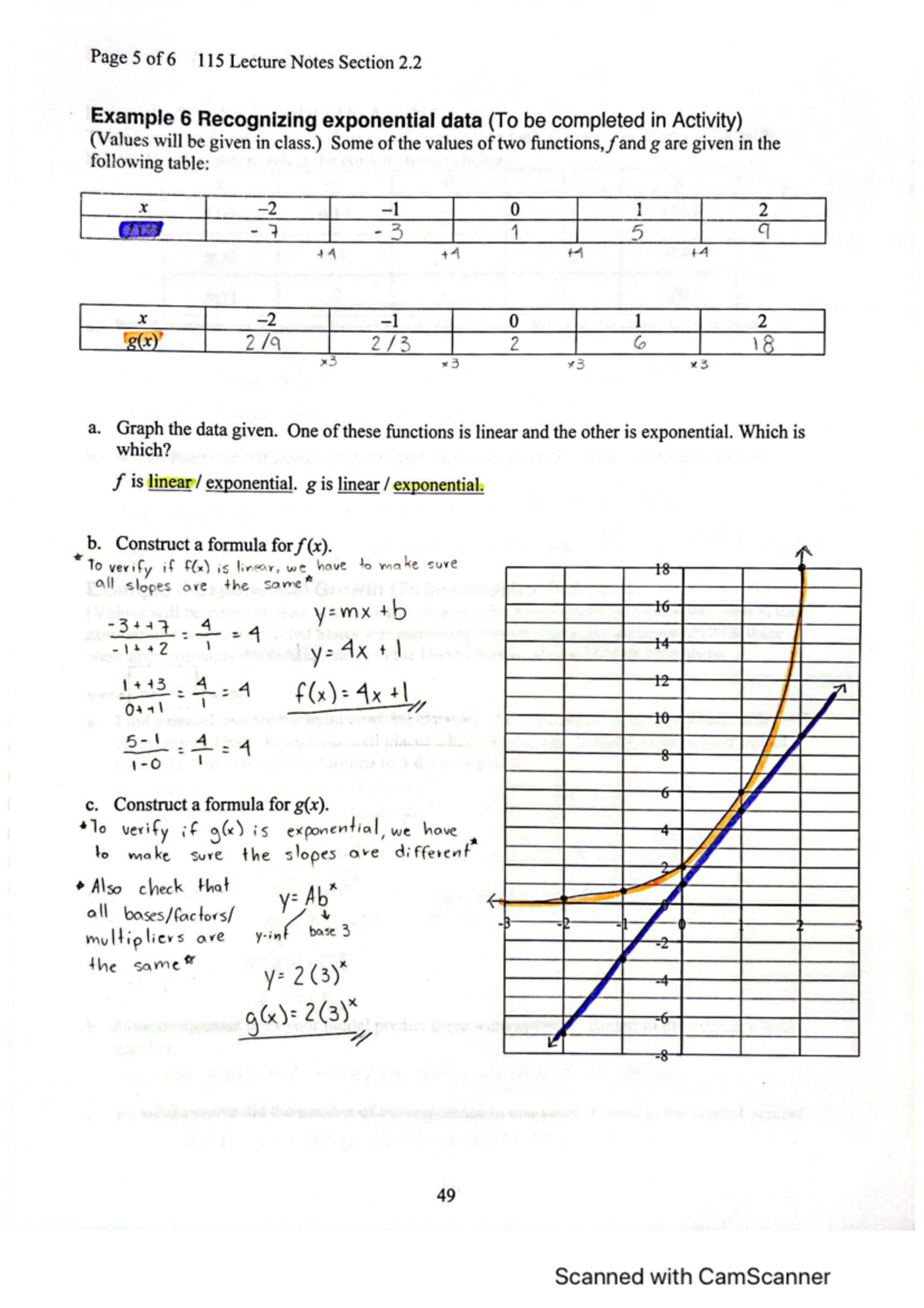 MATH 115 Section 2.2 Exponential Data and Growth - MATH 115Z - Studocu