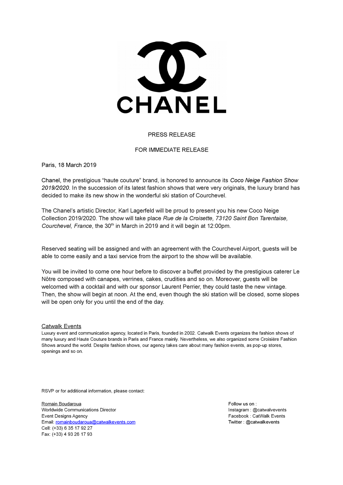 How to Write a Press Release for a Fashion Brand