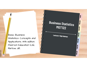 Chapter 4 - MGT122 Business Stat - Copyright © 2015, 2012, 2009 Pearson ...