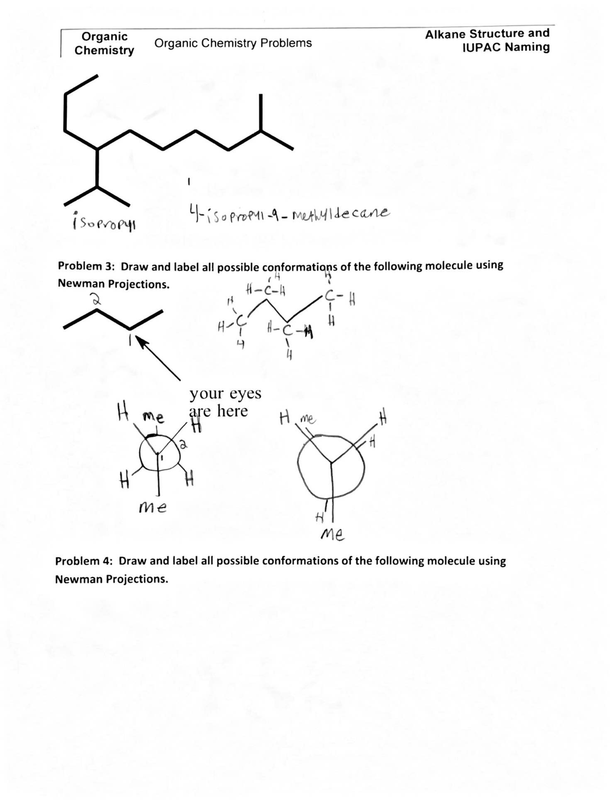 Alkane iupac name 3 ENY3005 Studocu