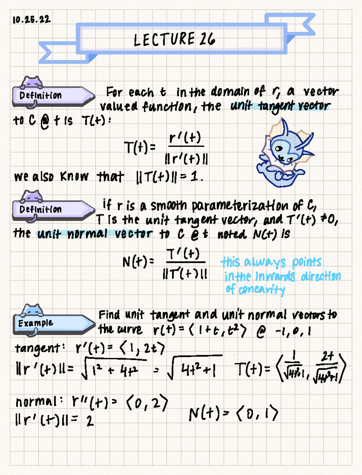 Multivariable Calculus + Calc III BNT Notes - LECTURE 26 Definition For ...