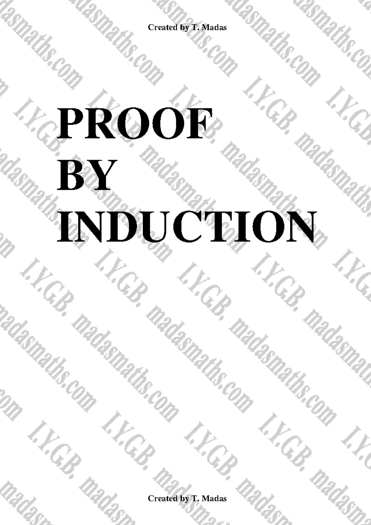 Proof by induction litjujtjttnrutvrunuriut PROOF BY INDUCTION